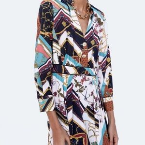 Zara Patchwork Chain Dress 🔥